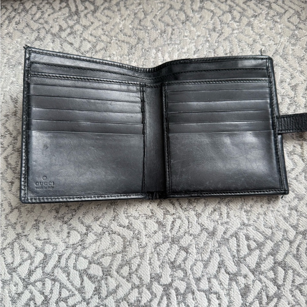 Gucci Jackie GG Bi-fold Compact Leather Wallet Vintage - Picture 5 of 10